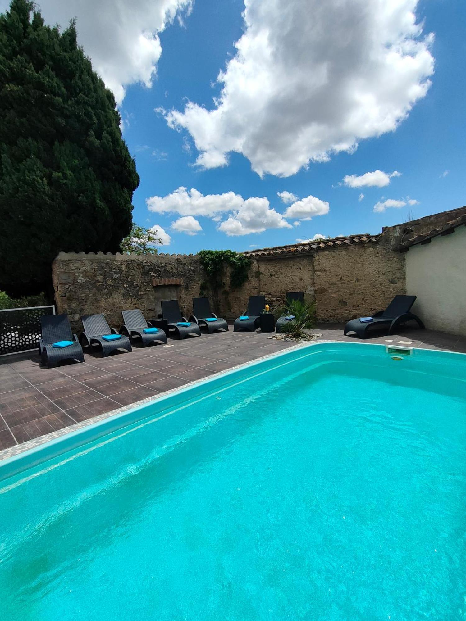 Hotel Restaurant L'Art Des Mets By Cote Jardin Conilhac-Corbieres Exterior photo