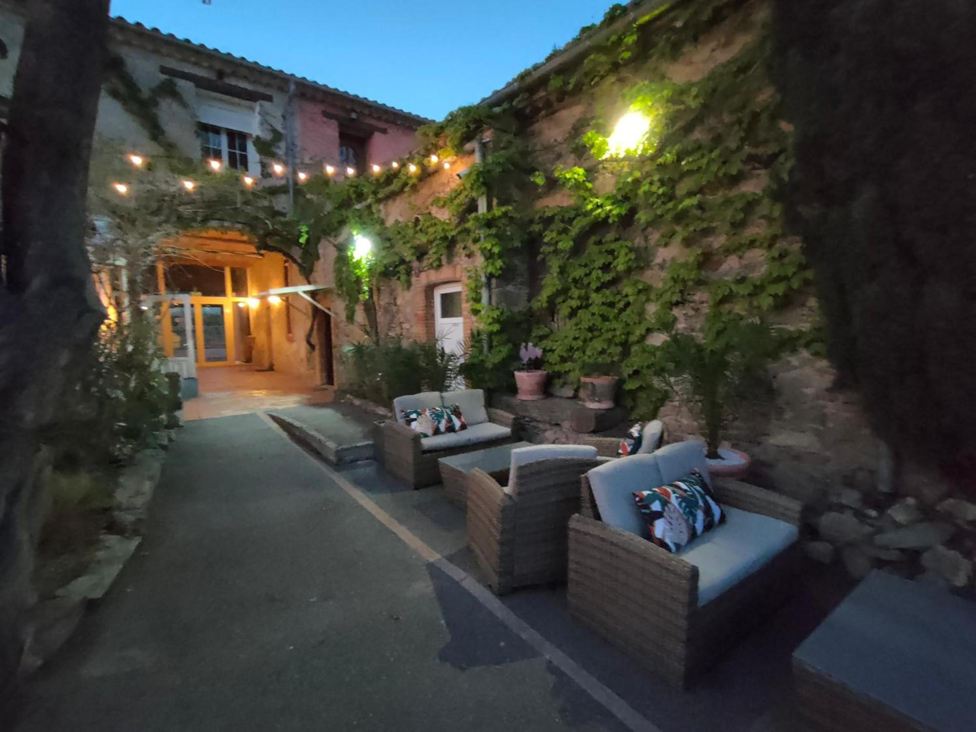Hotel Restaurant L'Art Des Mets By Cote Jardin Conilhac-Corbieres Exterior photo